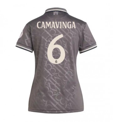 Real Madrid Eduardo Camavinga #6 Tredjetröja Dam 2024-25 Kortärmad